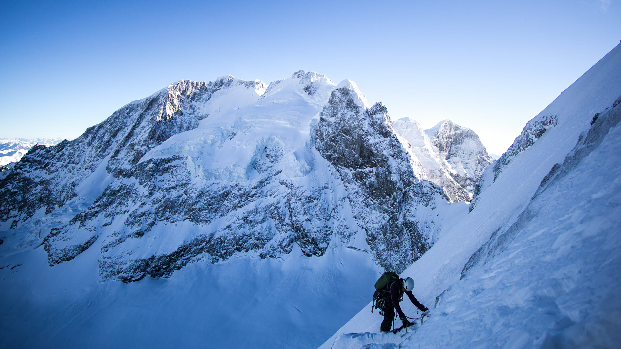 Piz Roseg Nordostwand 3937m | Bergsteigerschule Pontresina