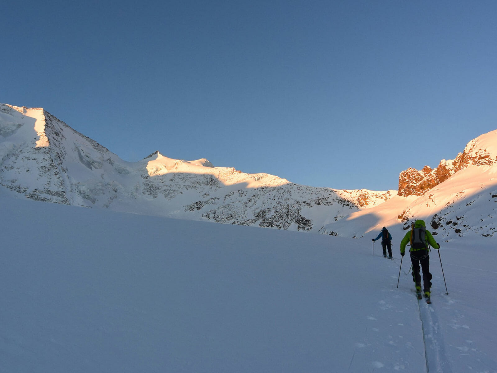 Skitour Piz Palü ab Tal 3900m | Bergsteigerschule Pontresina